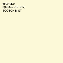 #FCF9D9 - Scotch Mist Color Image
